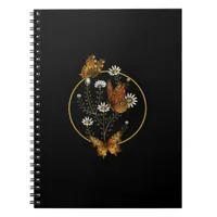 Cottagecore Goblincore Fairycore Graphic Flower Bu Notebook