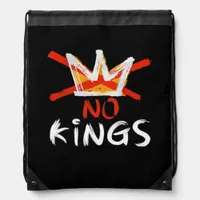 No King Funny Quote Retro Creative Style Drawstring Bag