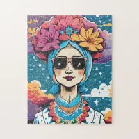 Fashionable Woman Jigsaw Puzzle