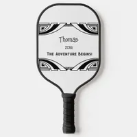 Funny Retirement Joke No More Work Celebration Pickleball Paddle