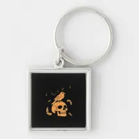 F-Caw-F Humorous Crow Graphic Keychain