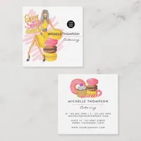 Food Catering Square Business Card