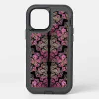 Cool stained glass window - fractal art   OtterBox defender iPhone 12 case