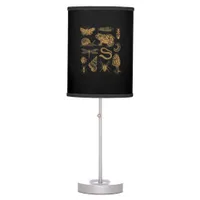 Frog Mushroom Moth Vintage Lover Goblincore Aesthe Table Lamp