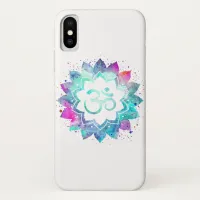 *~* Energy Healer  Reiki Yoga  Massage Om iPhone X Case