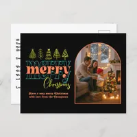 Hip Holiday Cozy Arch Photo Merry Christmas