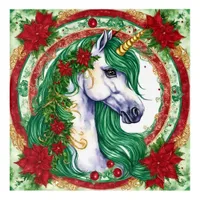 Christmas Unicorn Acrylic Print