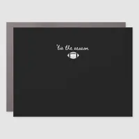 Tis The Season Football Mom Game Day Touchdown Sea Car Magnet