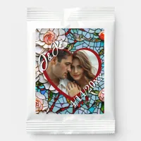 Mosaic Stained Glass and Tile Wedding Personalized Margarita Drink Mix