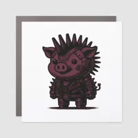 Whimsigoth Cyborg Sloth Vintage Art Design Classic Car Magnet