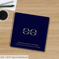 Small Square Notebook with Custom Logo