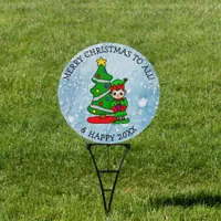 Merry Christmas to all and Happy New Year Sign