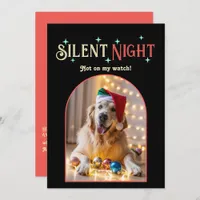 Tropical Pop Funny Pet Dog Christmas Photo Holiday