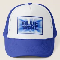 Blue Wave Democrat Trucker Hat