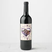 Personalized Wedding | Photo Template Wine Label