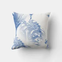 Tropical Plants Botanical Throw Pillow