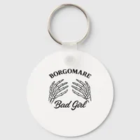 Bgm Bad Girl II Skeleton Heart Hands Edgy Vibe Keychain