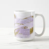 Lux Ink Lavender Abstract ID990 Coffee Mug