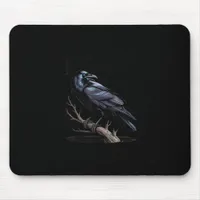 Crow, F-Caw-F Funny Bird Funny Quote Mouse Pad