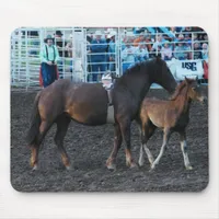 Rodeo Mare and Foal Mouse Pad