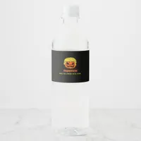 Trumpkin Make Halloween Great Again Short Funny Ha Water Bottle Label