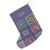 Christmas Stocking - Granny Squares