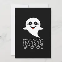 Boo Little Halloween Classic Design Holiday Card