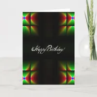 Abstract Birthday Card