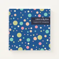 Letters to My Niece Polka Dots Keepsake Notebook