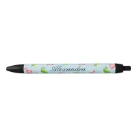 Fun Colorful Hearts and Flowers Pen