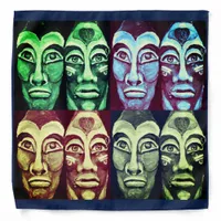 Mayan warriors - surrealism design bandana