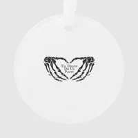 Til Death - Skeleton Heart Hands  Ornament