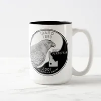 Faux Idaho State Quarter Two-Tone Coffee Mug