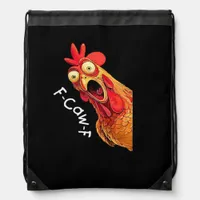 F-Caw-F-Chicken Classic Vintage Graphic Drawstring Bag