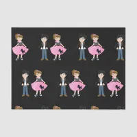 Retro Sock Hop Birthday Party Tissue Paper