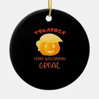 Trumpkin Make Halloween Great Classic Ceramic Ornament