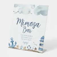 Nautical Mimosa Bar Baby Shower Sign