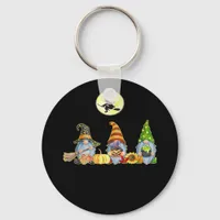 Happy Fall Y’all Cute Halloween Gnomes It’s Fall Y Keychain