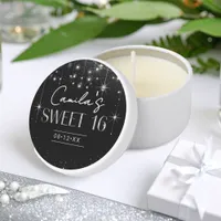 Old Hollywood Glam Sweet 16 ID1108 Mini Candle Fav Mini Candle Favors