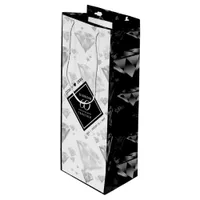 Elegant 60th Diamond Wedding Anniversary Wine Gift Bag