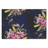 Watercolor Flowers Floral Raven Botanicals Tissue Paper