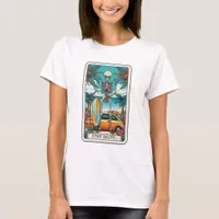 Funny Salty Skeleton Tarot T-Shirt