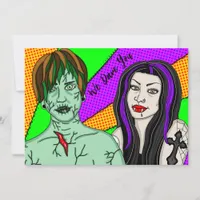 We Dare You | Halloween Party Invitation