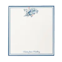 Modern Watercolor Seaside Shell Nautical  Notepad