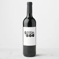 Lil Boo Halloween 2025 Wine Label