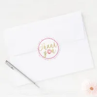 Donut Thank You Sweet One Sprinkle Label