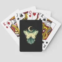 Moth Fairycore Goblincore Whimsigoth Cottagecore Poker Cards