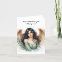 Angel Healing Sympathy Grief Bereavement Thank You Card