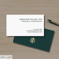 Simple Professional Classic Business Card