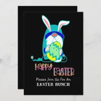 Gnome & Egg Happy Easter Brunch Invitation